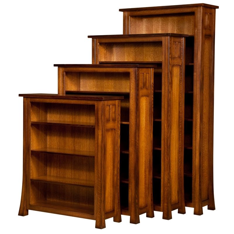 15 Photos Mission Style Bookcases   2017 Bridgefort Mission Open Bookcase 