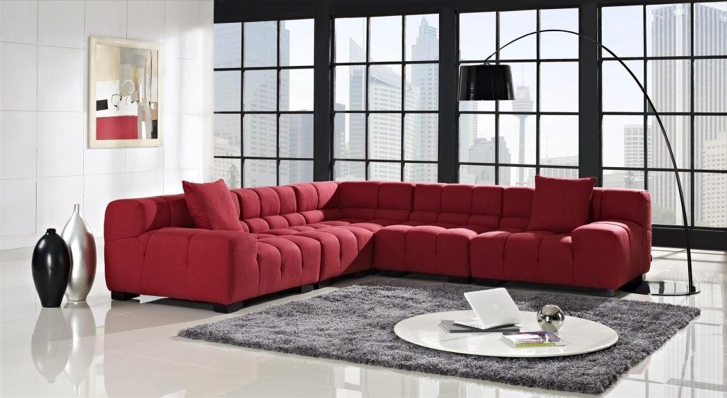 stacey leather modular sofa