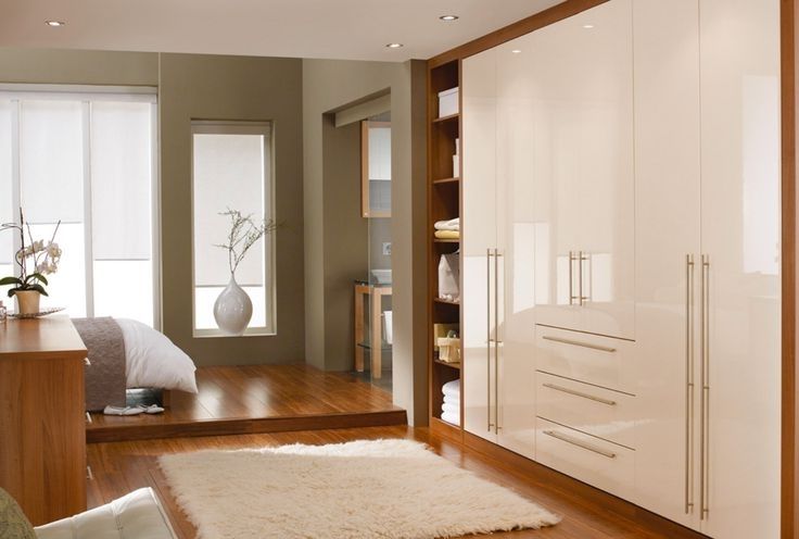 cream gloss bedroom furniture set