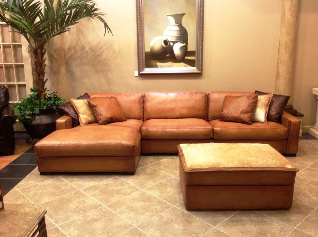 deep leather reversible chaise sofa sectional