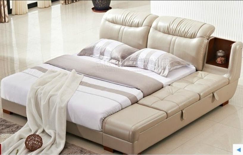 king size leather deep seat sofa bed