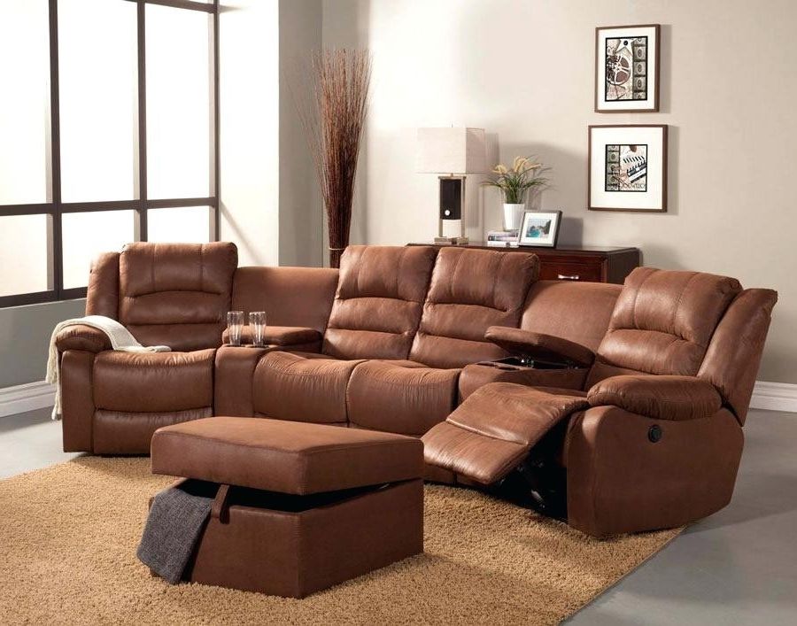 curved leather reclining sectional sofa