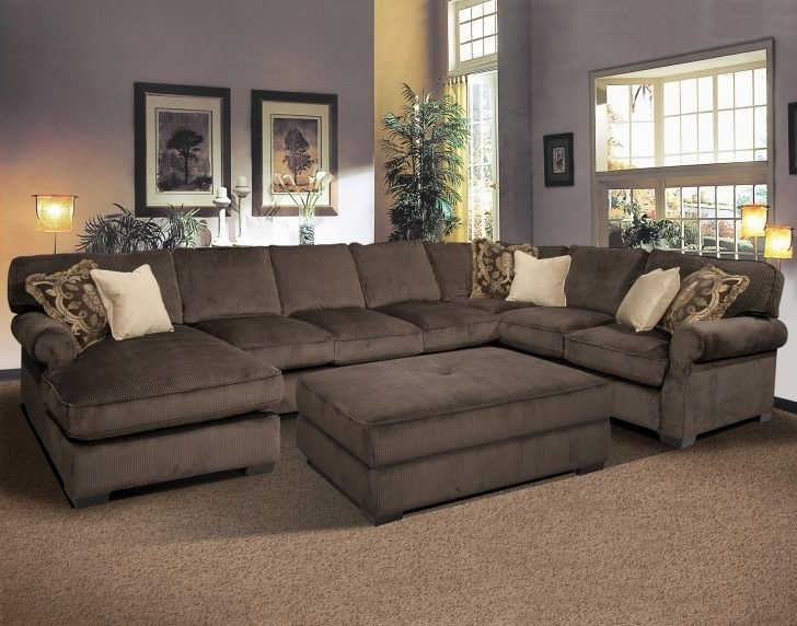 Wide Seat Sectional Sofas Inside Well Known Photos Wide Seat Sectional Sofas Buildsimplehome 