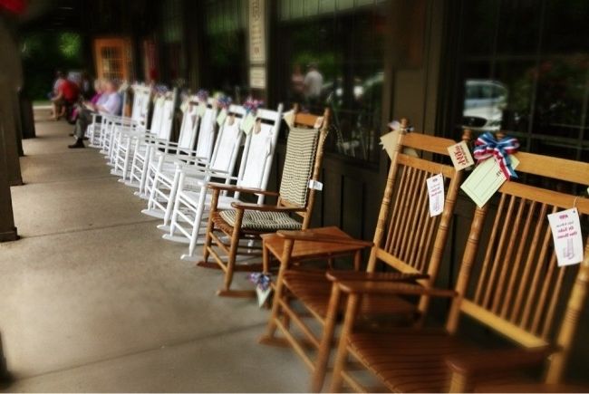 20 Photos Rocking Chairs at Cracker Barrel