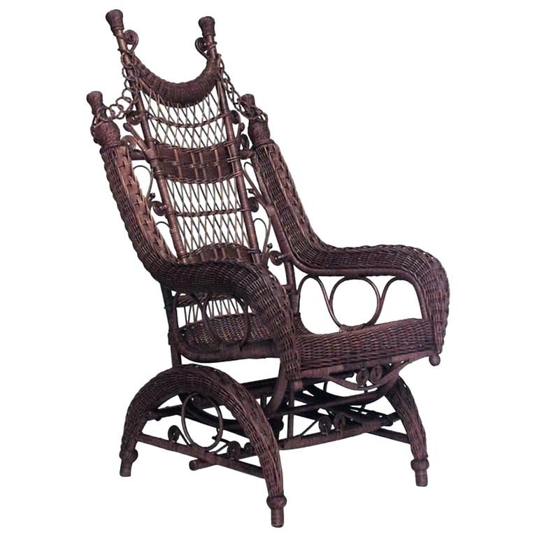 The 20 Best Collection Of Antique Wicker Rocking Chairs With Springs