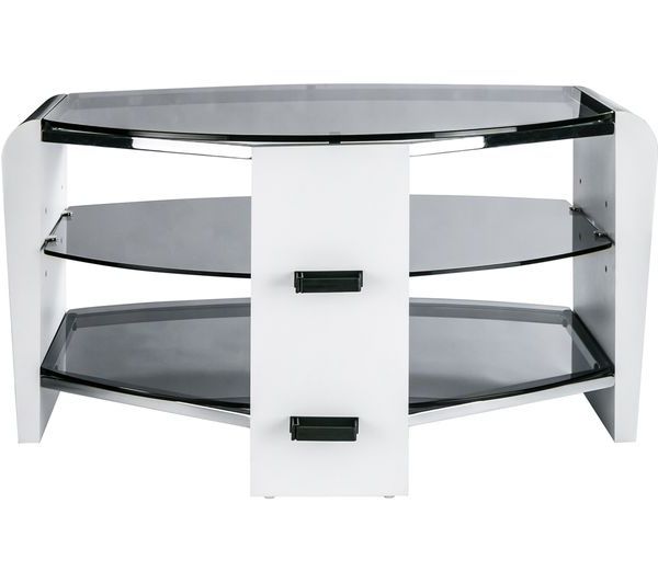 Buy Alphason Francium 800 Tv Stand – White & Smoked Glass (View 20 of 20)
