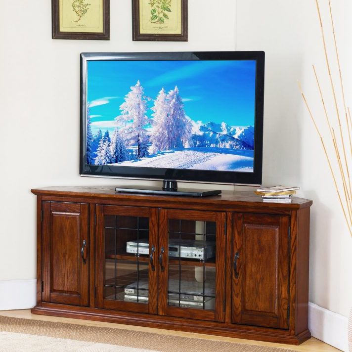 2024 Latest Corner Tv Unit With Glass Doors