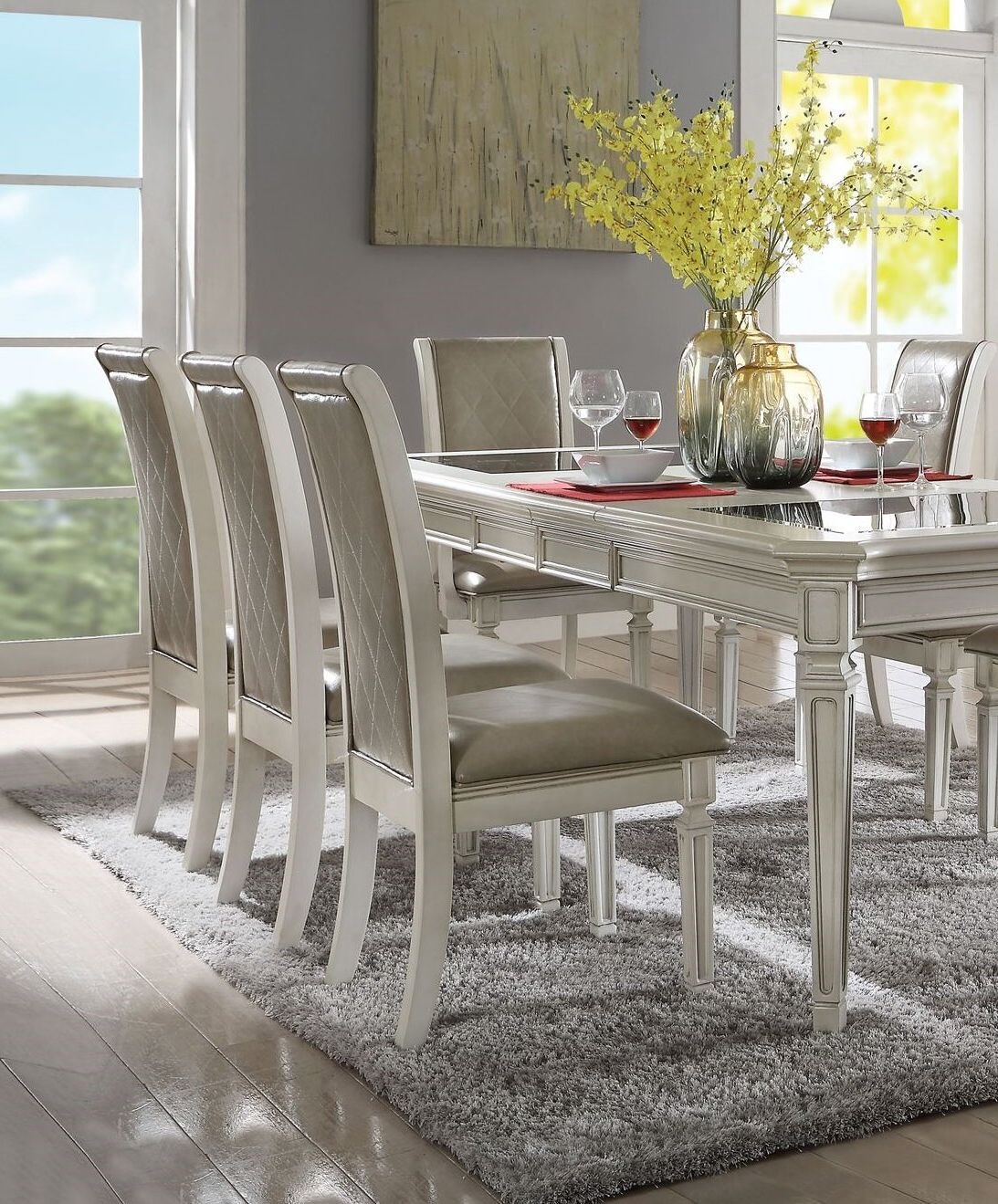 Fashionable Lamotte Upholstered Dining Chair For Lamotte 5 Piece Dining Sets (View 10 of 20)