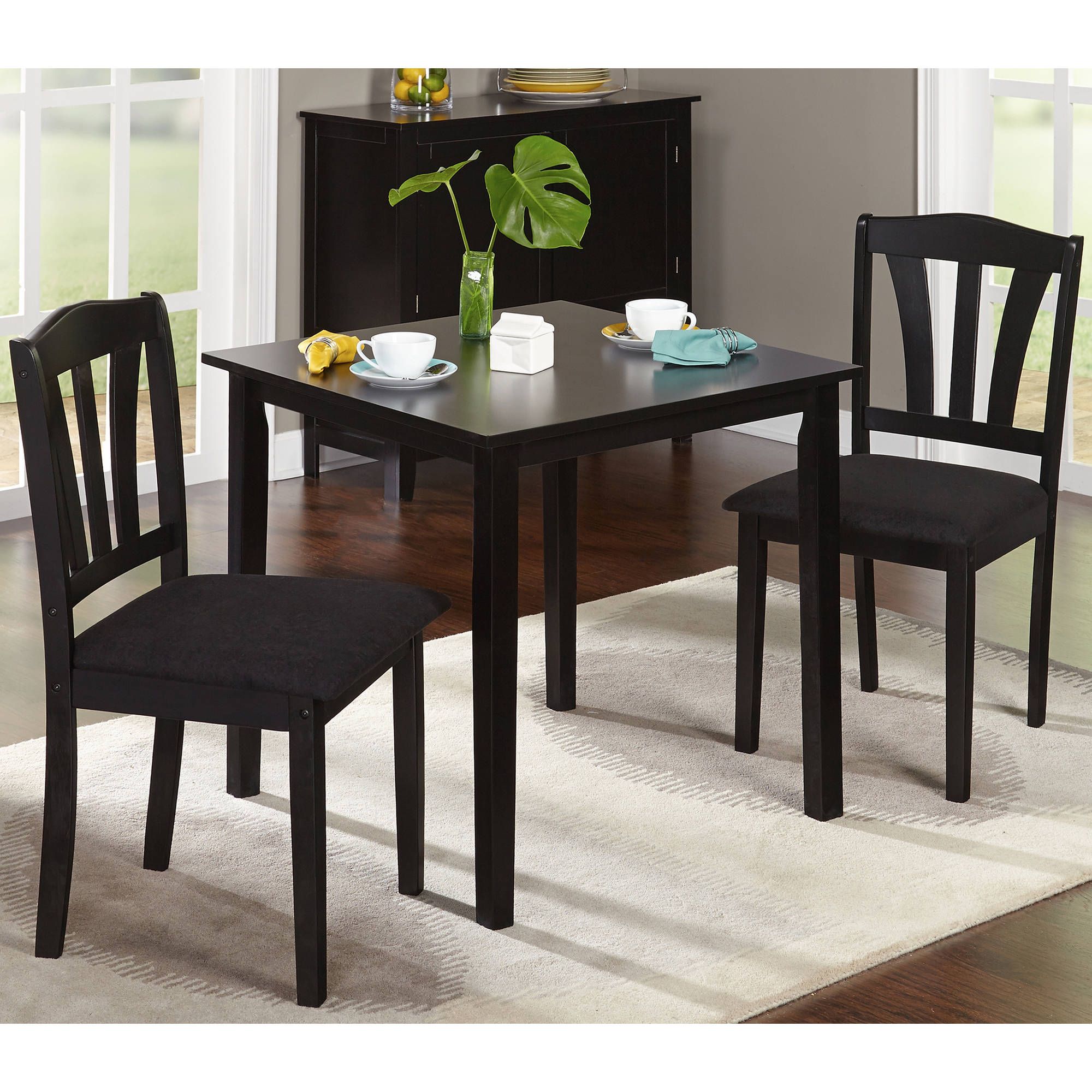 Preferred 3 Piece Dining Sets Regarding Metropolitan 3 Piece Dining Set, Multiple Finishes (View 1 of 20)