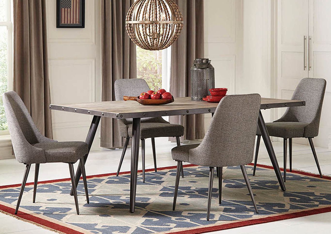 6 Person Dining Room Table Set