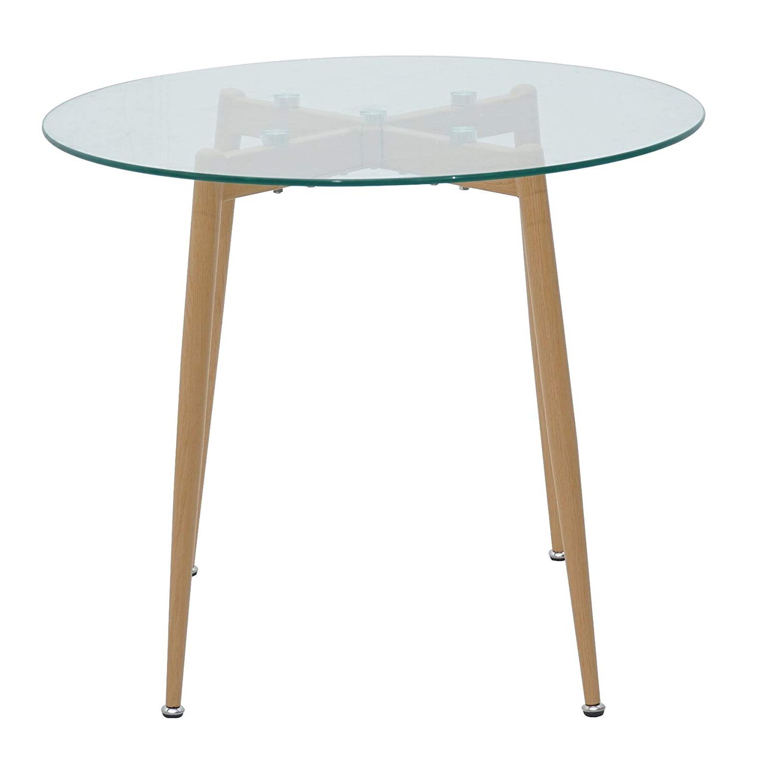 30 The Best Retro Round Glasstop Dining Tables
