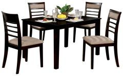Hanska Wooden 5 Piece Counter Height Dining Table Sets (set of 5)